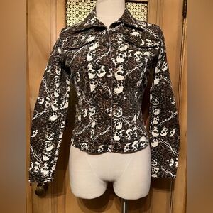 TRIPP NYC skull Jean jacket cut M